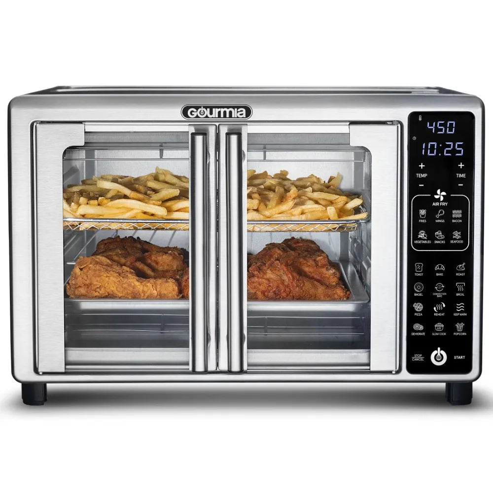 BLACK DECKER 6 Slice Crisp N Bake Air Fry Toaster Oven TO3217SS